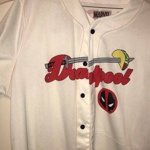 Deadpool Baseball Tee